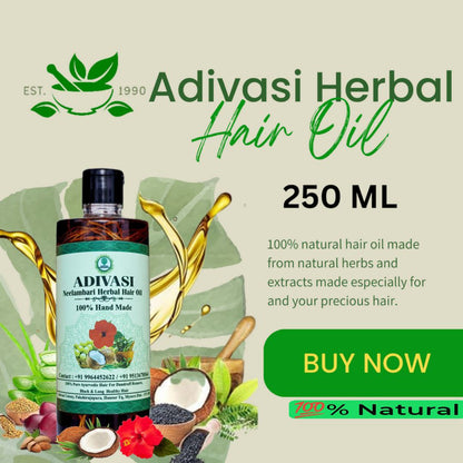 Adivasi Neelambari Herbal Hair Oil🌿